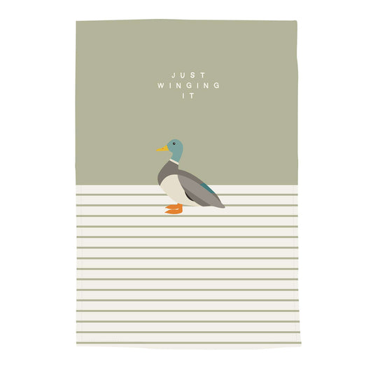 Tea Towel (Recycled Cotton) - RSPB (Mallard)