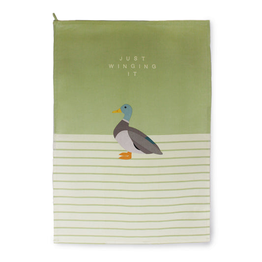 Tea Towel (Recycled Cotton) - RSPB (Mallard)