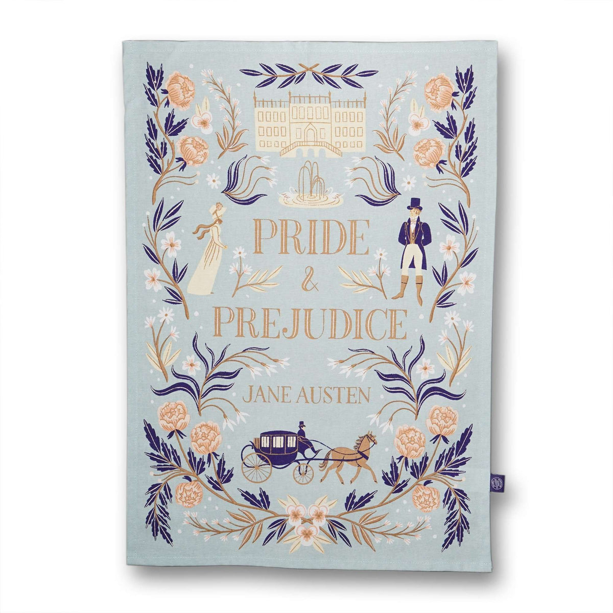 Jane Austen Pride & Prejudice Recycled Cotton Tea Towel