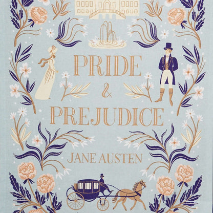 Jane Austen Pride & Prejudice Recycled Cotton Tea Towel