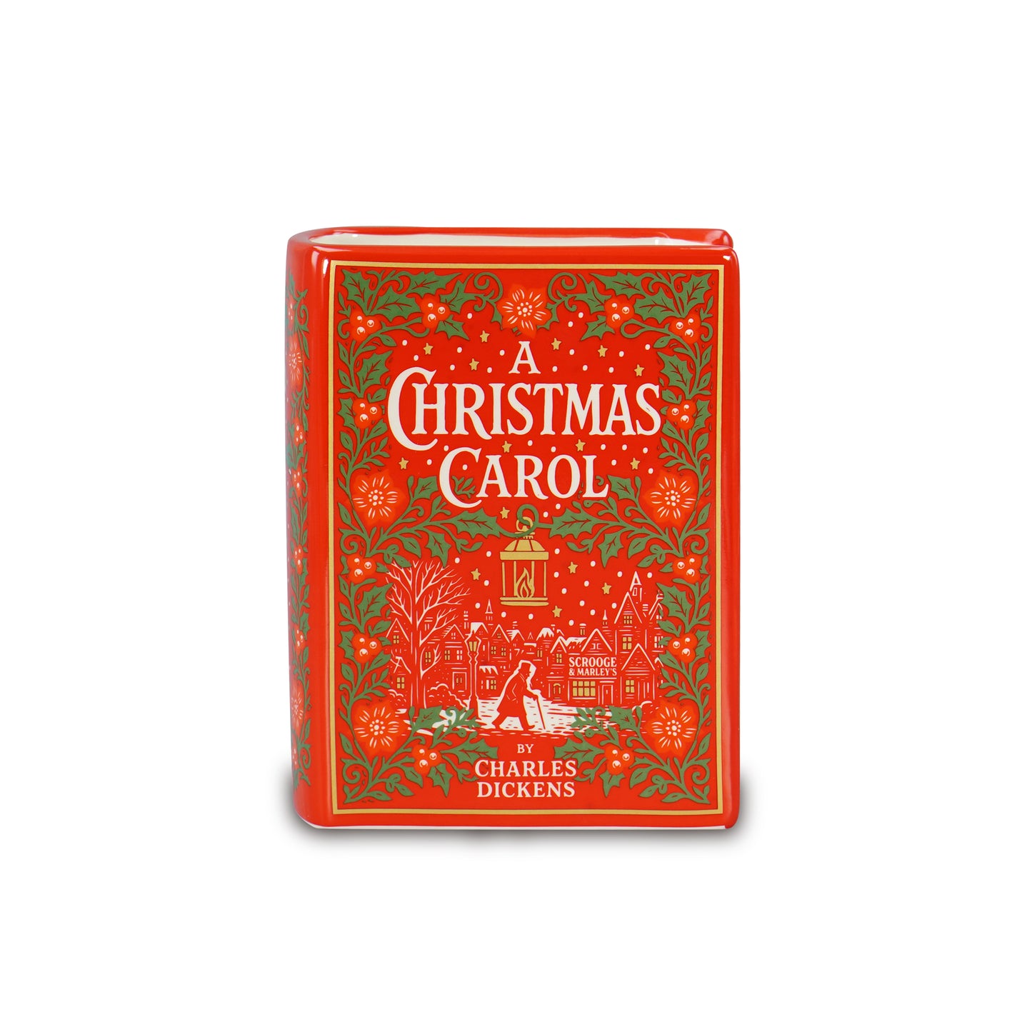 Book Pot Ceramic Large (14cm) - A Christmas Carol