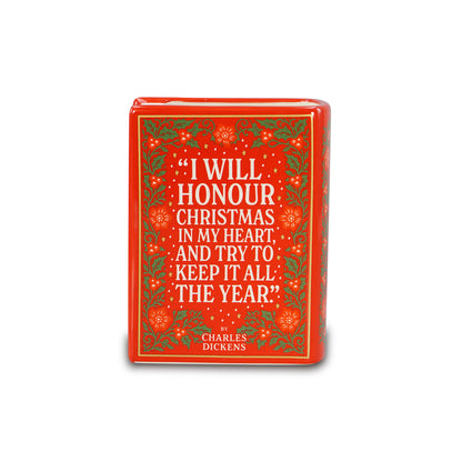 Book Pot Ceramic Large (14cm) - A Christmas Carol