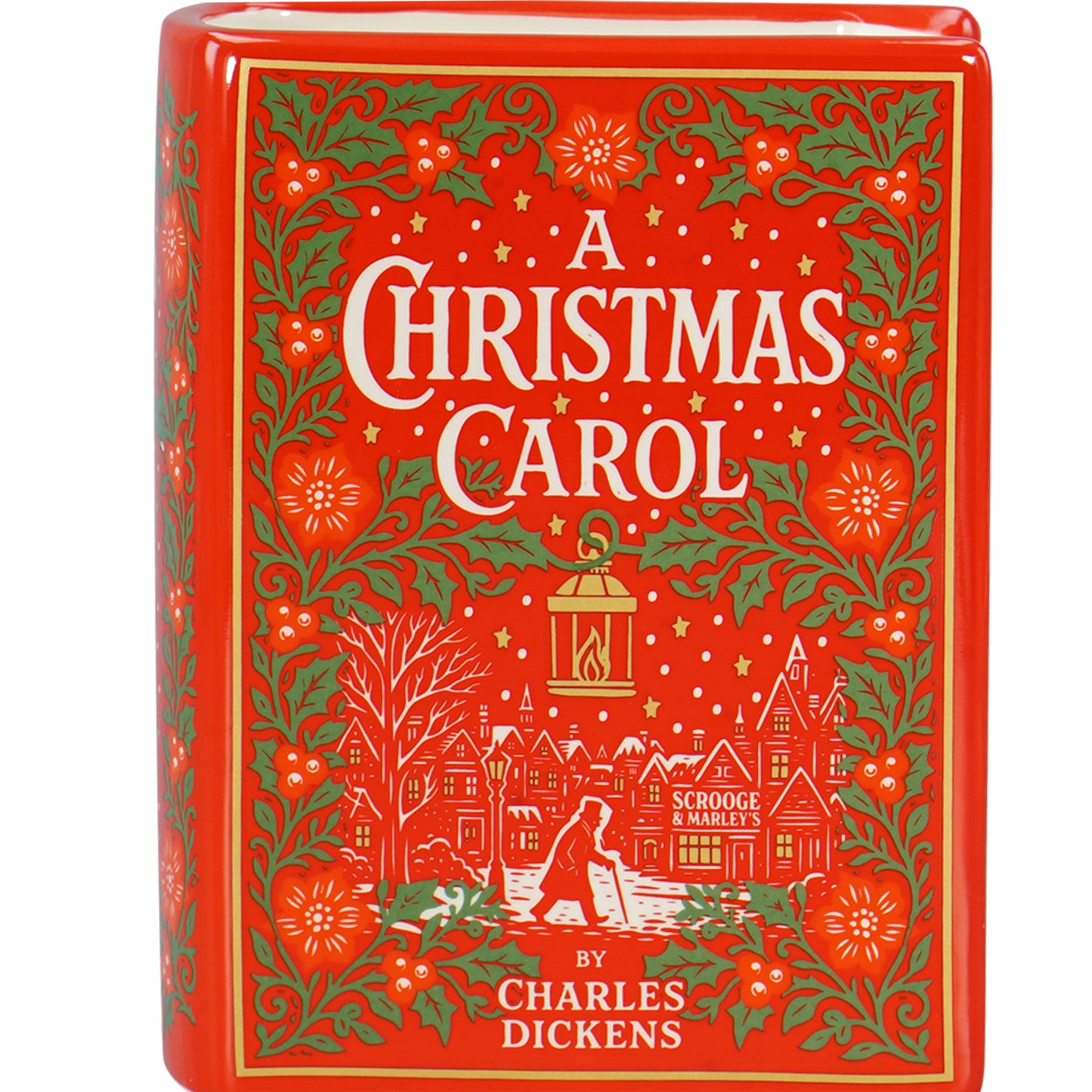 Book Pot Ceramic Large (14cm) - A Christmas Carol