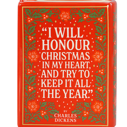 Book Pot Ceramic Large (14cm) - A Christmas Carol