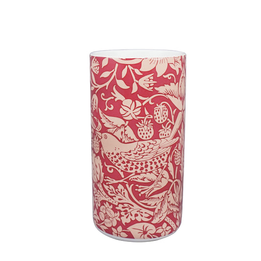 Vase Ceramic (14.5cm) - ACS William Morris (Raspberry)