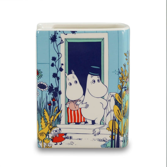 Vase Ceramic Book (14cm) - Moomin (Riviera)