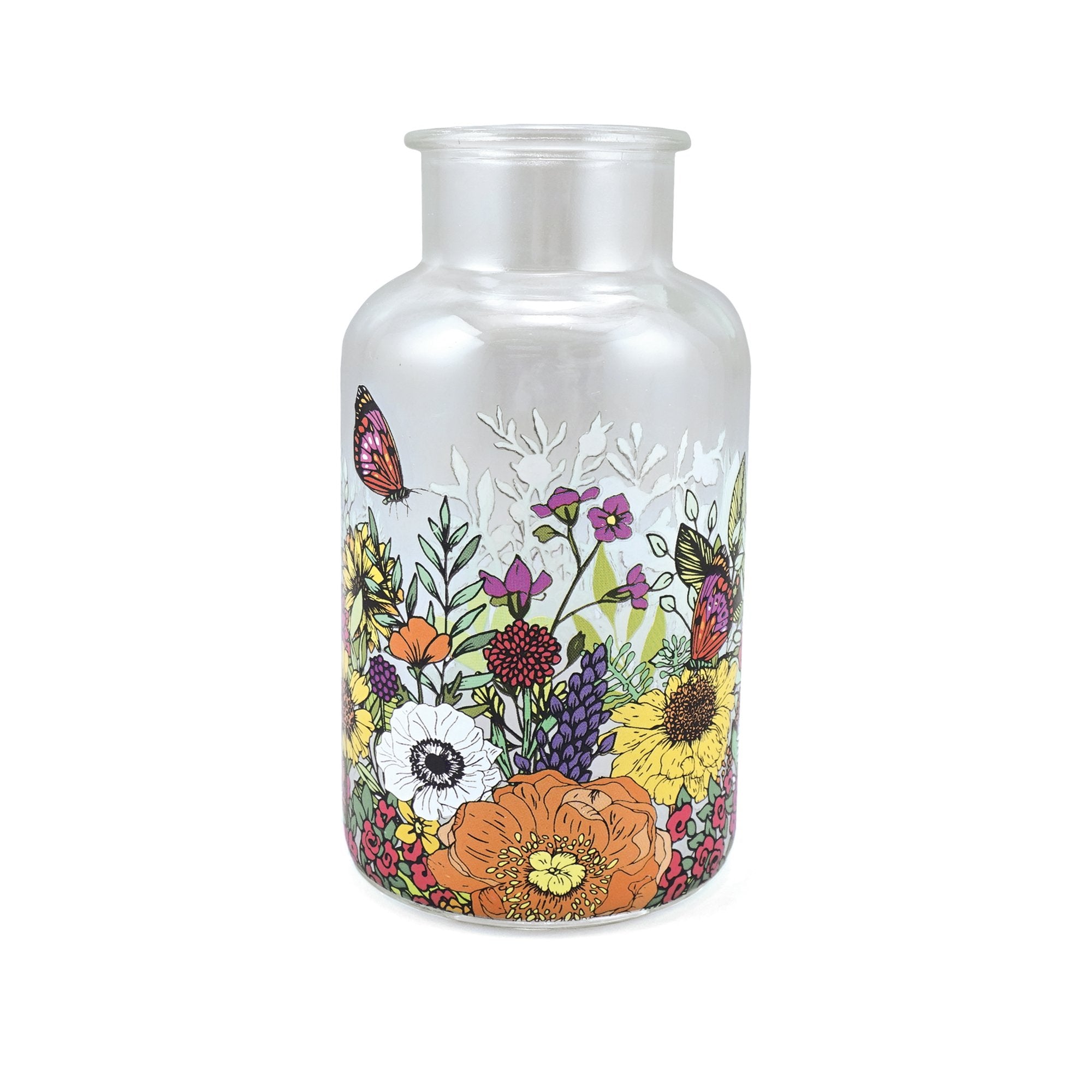 Vase Glass (600ml) - Natasha Kirby (Bloom)