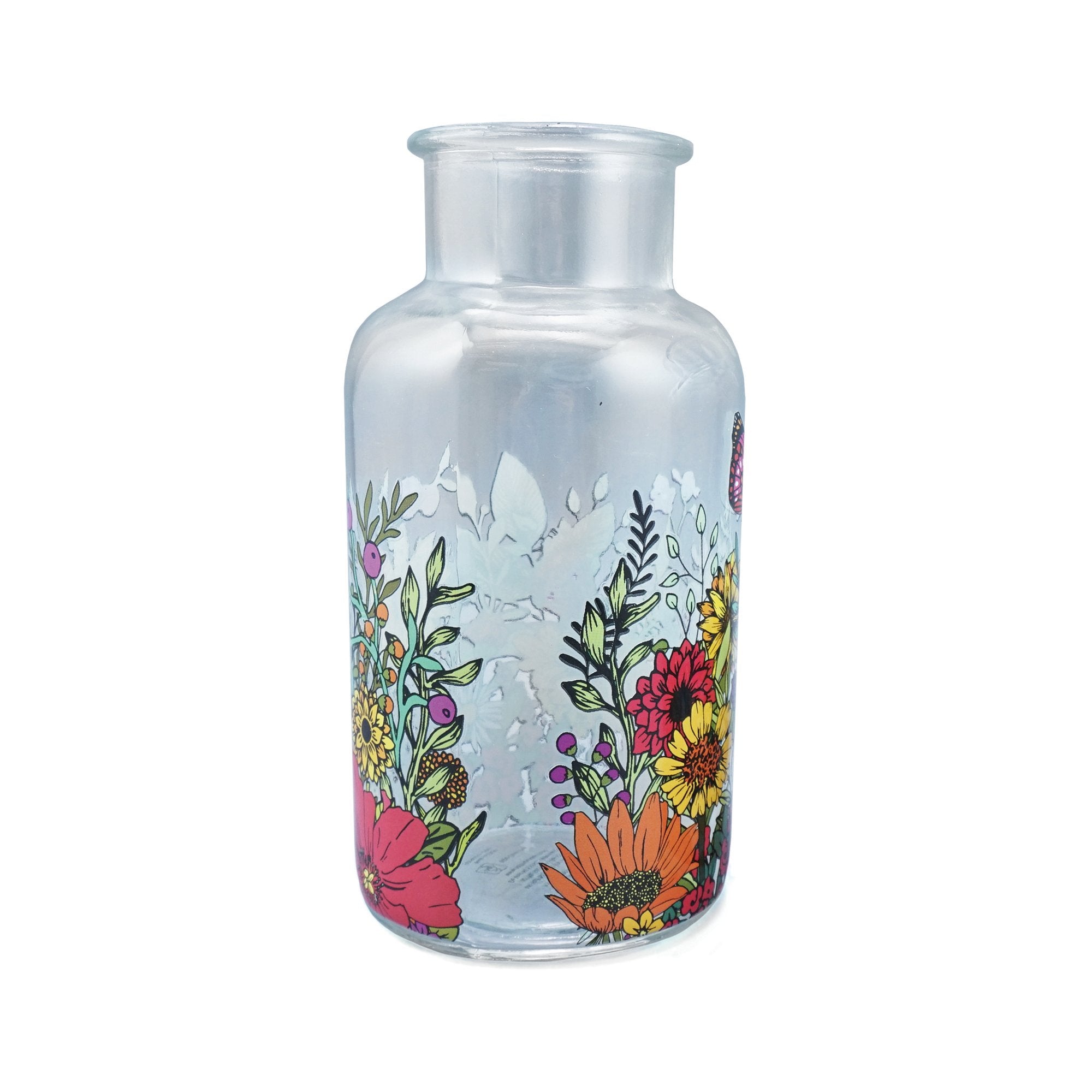 Vase Glass (600ml) - Natasha Kirby (Bloom)
