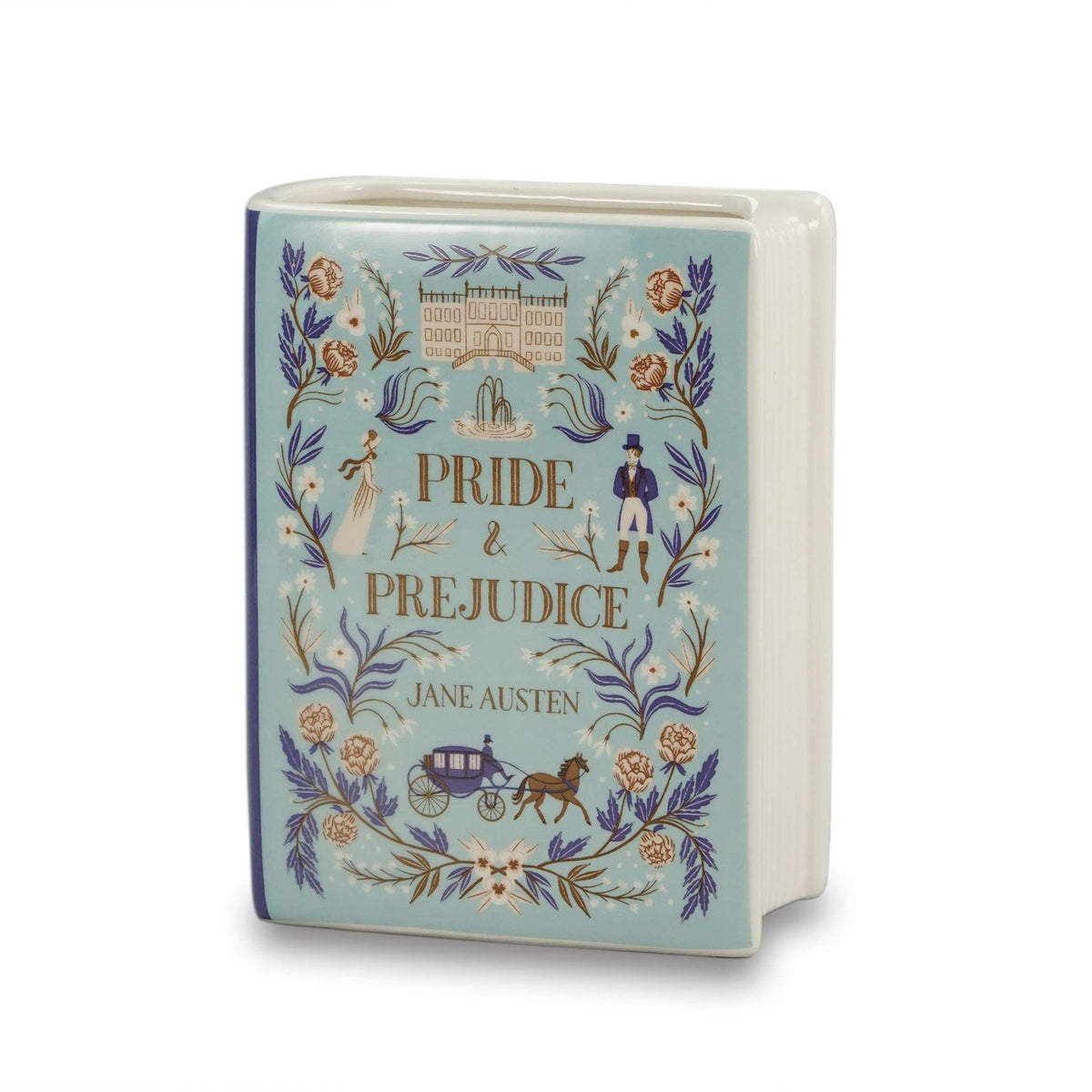Jane Austen Pride & Prejudice 14cm Book Pot