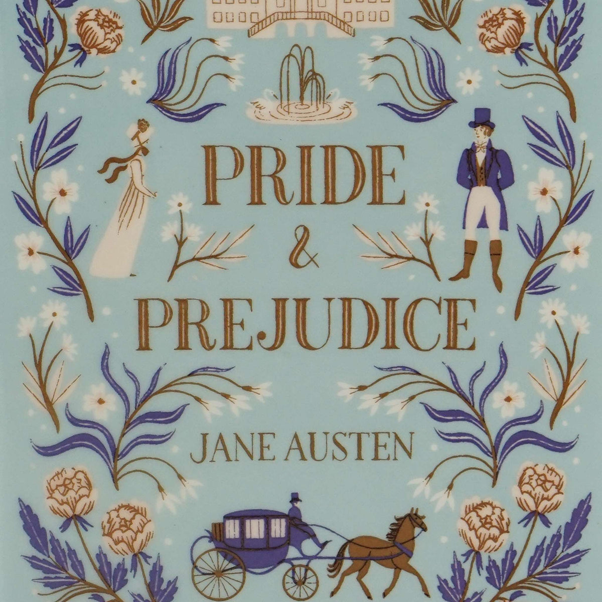 Jane Austen Pride & Prejudice 14cm Book Pot