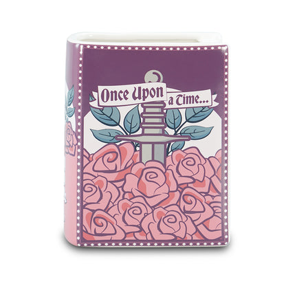 Romantasy 14cm Sword & Roses Ceramic Book Pot