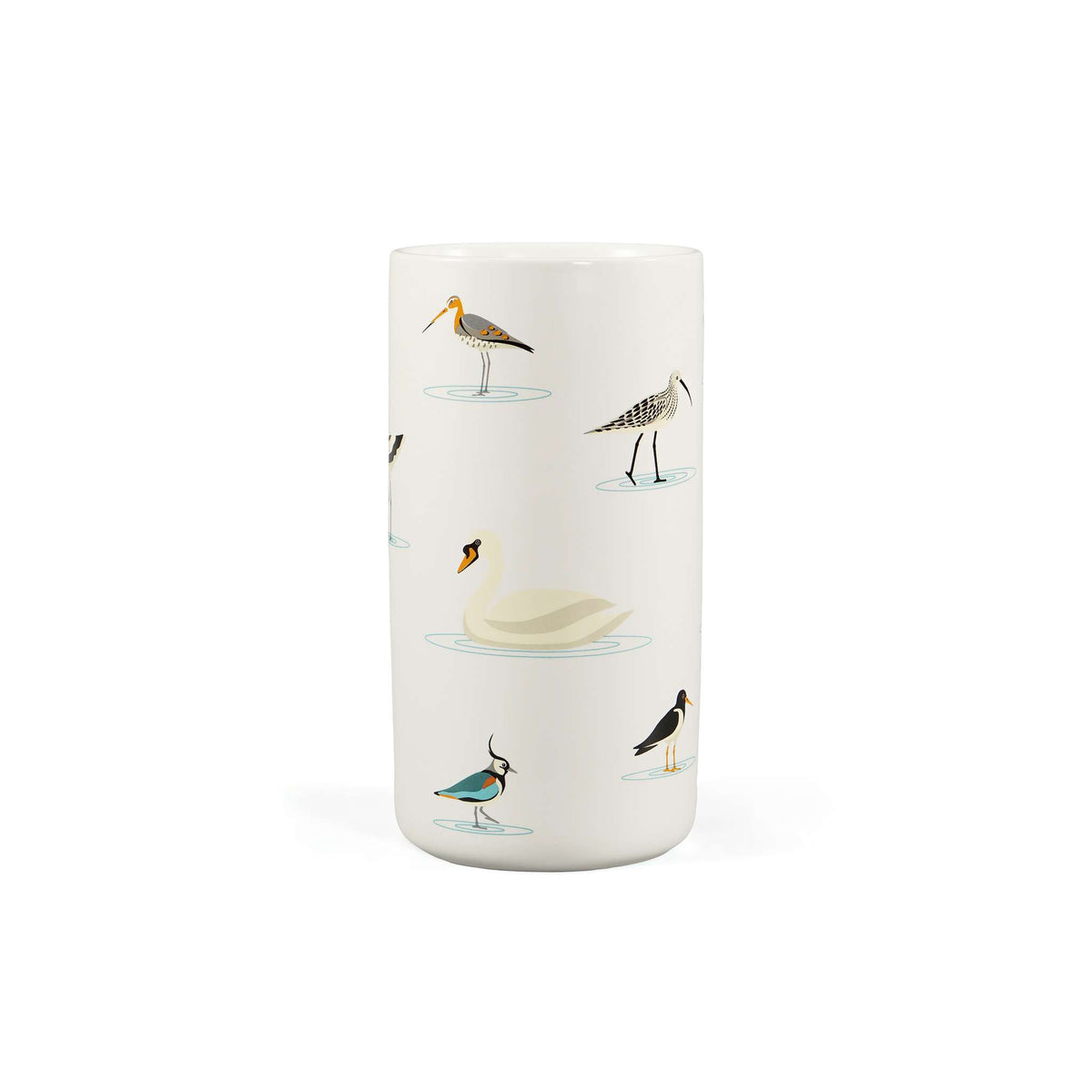 RSPB Water Birds Stoneware Vase - 14.5cm