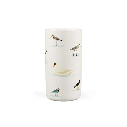RSPB Water Birds Stoneware Vase - 14.5cm