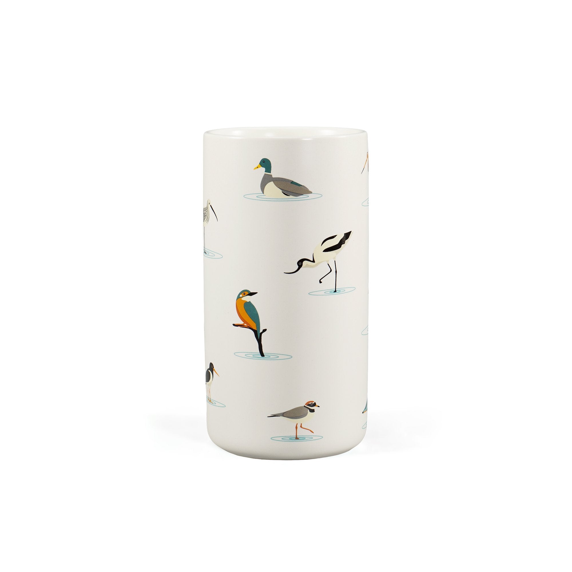 Vase Ceramic (14.5cm) - RSPB (Water Birds)