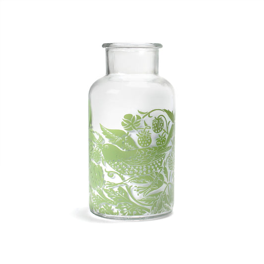Vase Glass (600ml) - ACS William Morris (Sage)