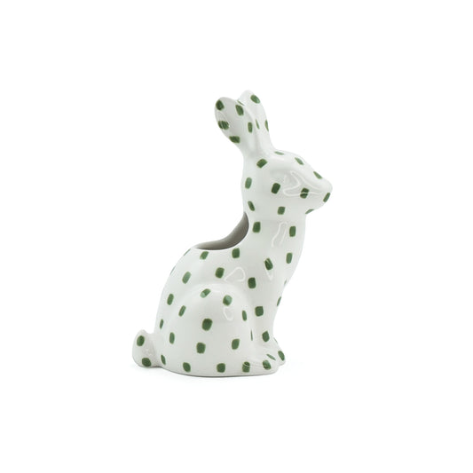 Vase Ceramic Shaped (13cm) - Woodland Folk (Hare)