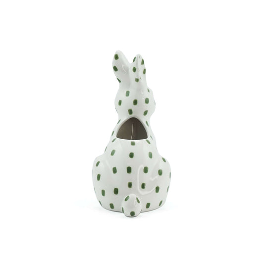 Vase Ceramic Shaped (13cm) - Woodland Folk (Hare)