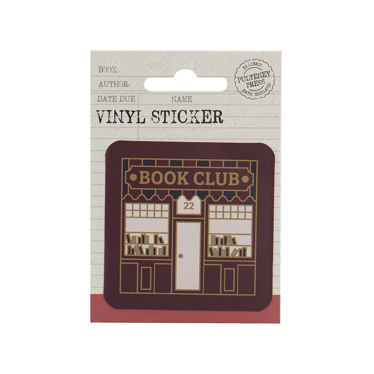 Vinyl Sticker - Book Club