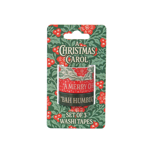 Washi Tape Set 5m (x3) - A Christmas Carol