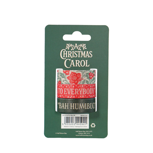 Washi Tape Set 5m (x3) - A Christmas Carol