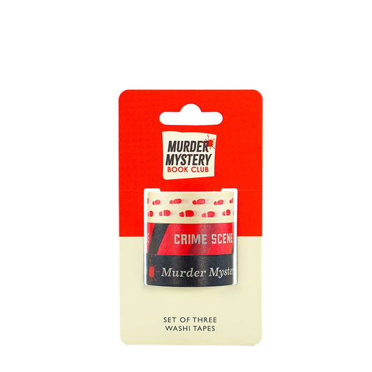 Murder Mystery Book Club Set of 3 5m Washi Tapes from Pulteney Press