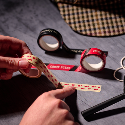 Murder Mystery Book Club Washi Tape Set - 3 Rolls