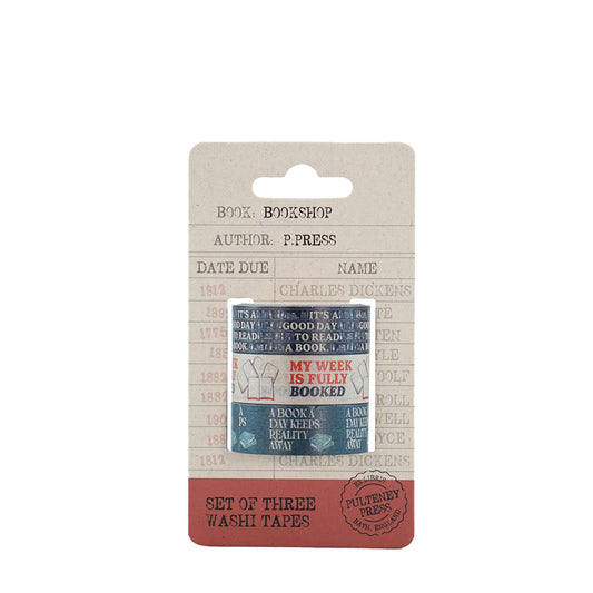 Washi Tape Set 5m (x3) - Pulteney Press Bookshop