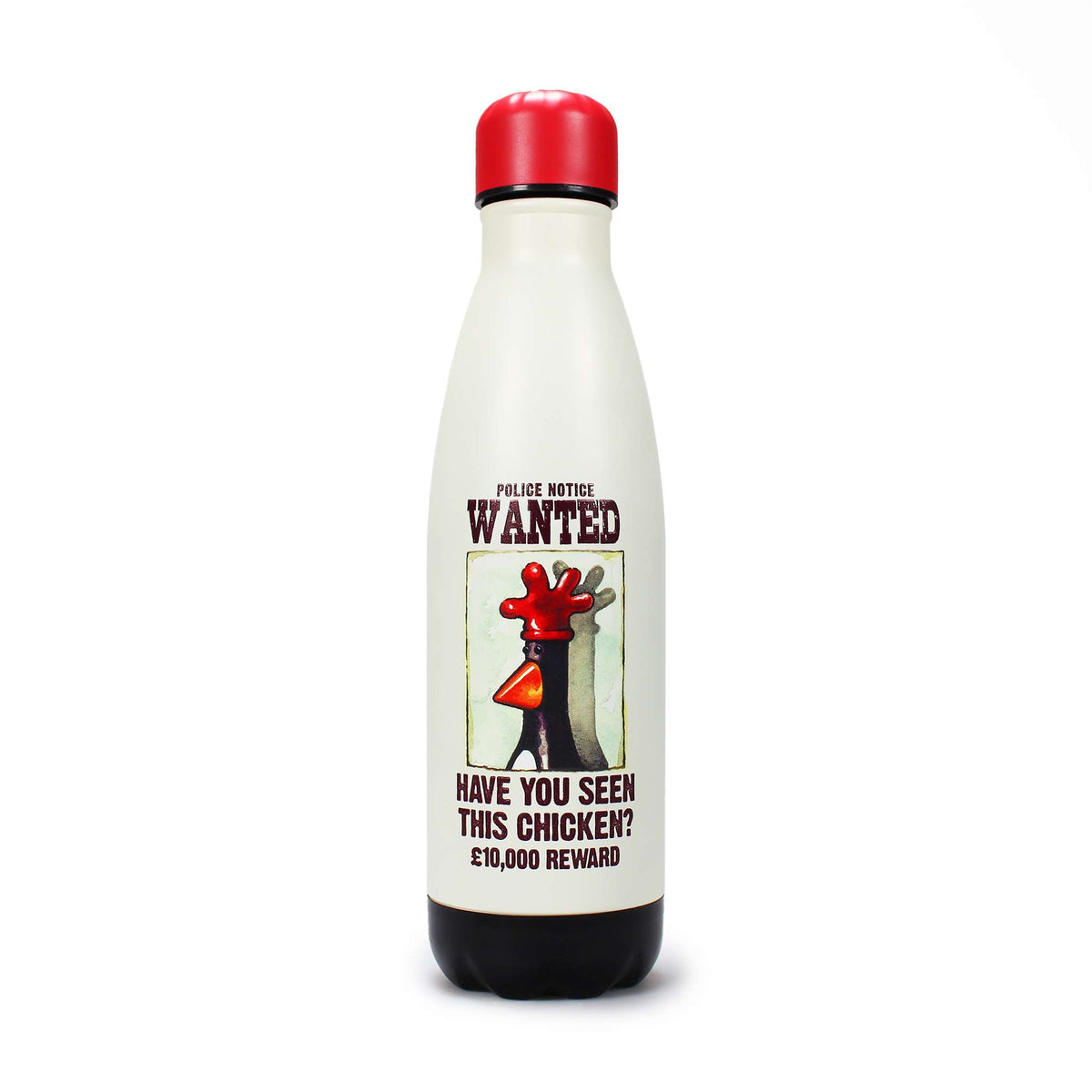 Water Bottle Metal (500ml) - Wallace & Gromit (Wanted)