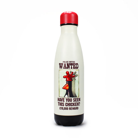 Water Bottle Metal (500ml) - Wallace & Gromit (Wanted)