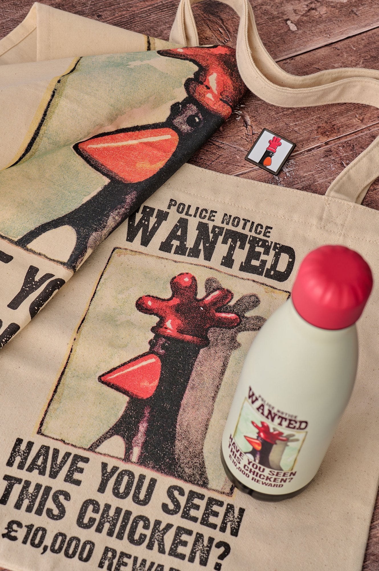 Water Bottle Metal (500ml) - Wallace & Gromit (Wanted)