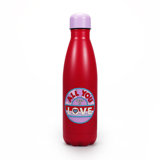 The Beatles All You Need Is Love 500ml Metal Water Bottle