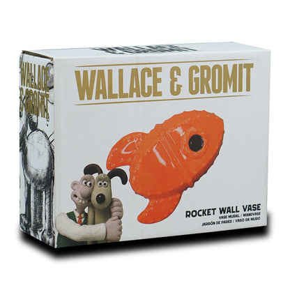 Wallace & Gromit Rocket Shaped Wall Vase
