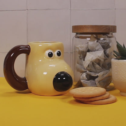 Mug Shaped Boxed - Aardman (Gromit)