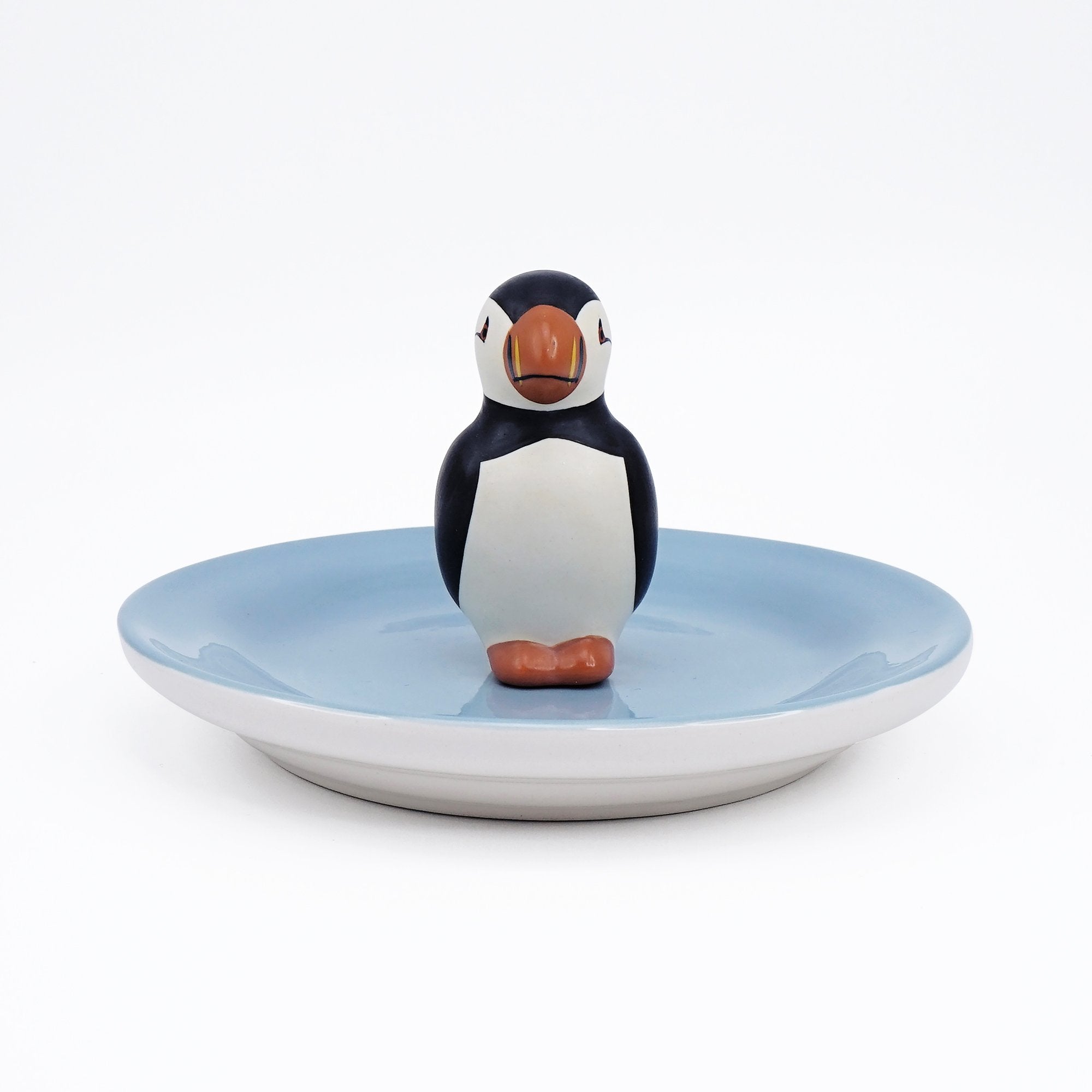 Trinket Dish Boxed (13cm) - RSPB (Puffin)