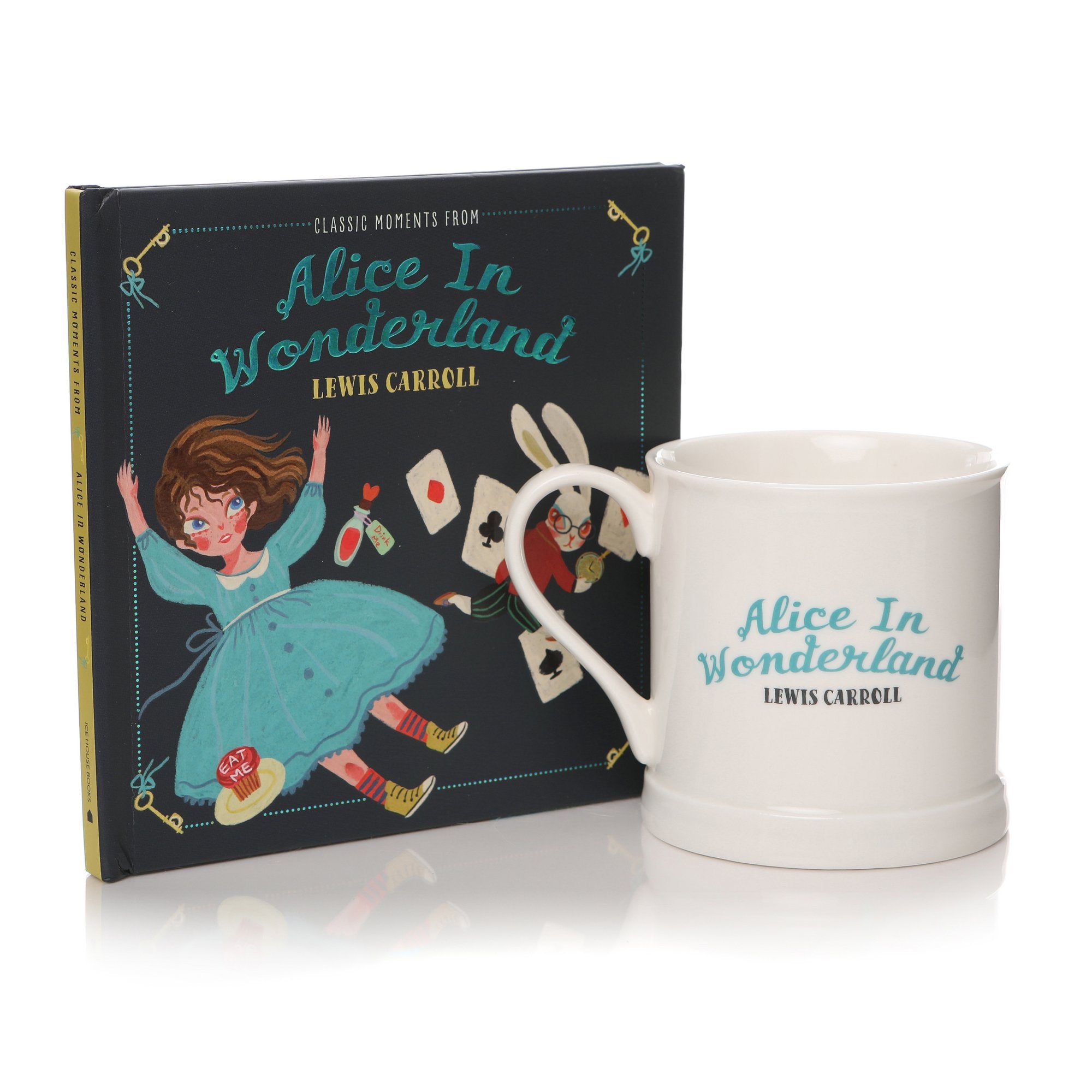 Classic Moments From Alice in Wonderland Book & Mug Gift Set