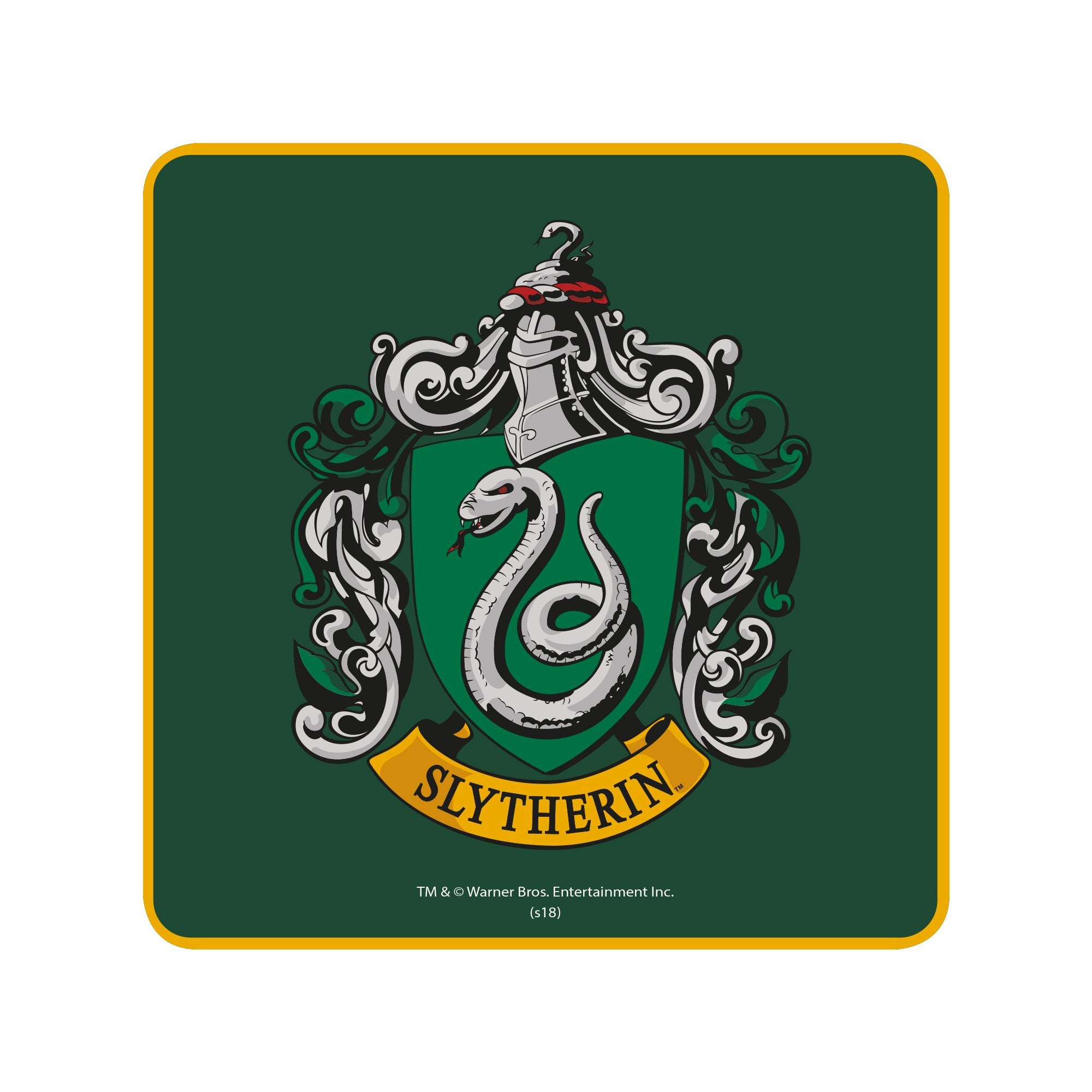 Harry Potter Coaster - Slytherin Crest