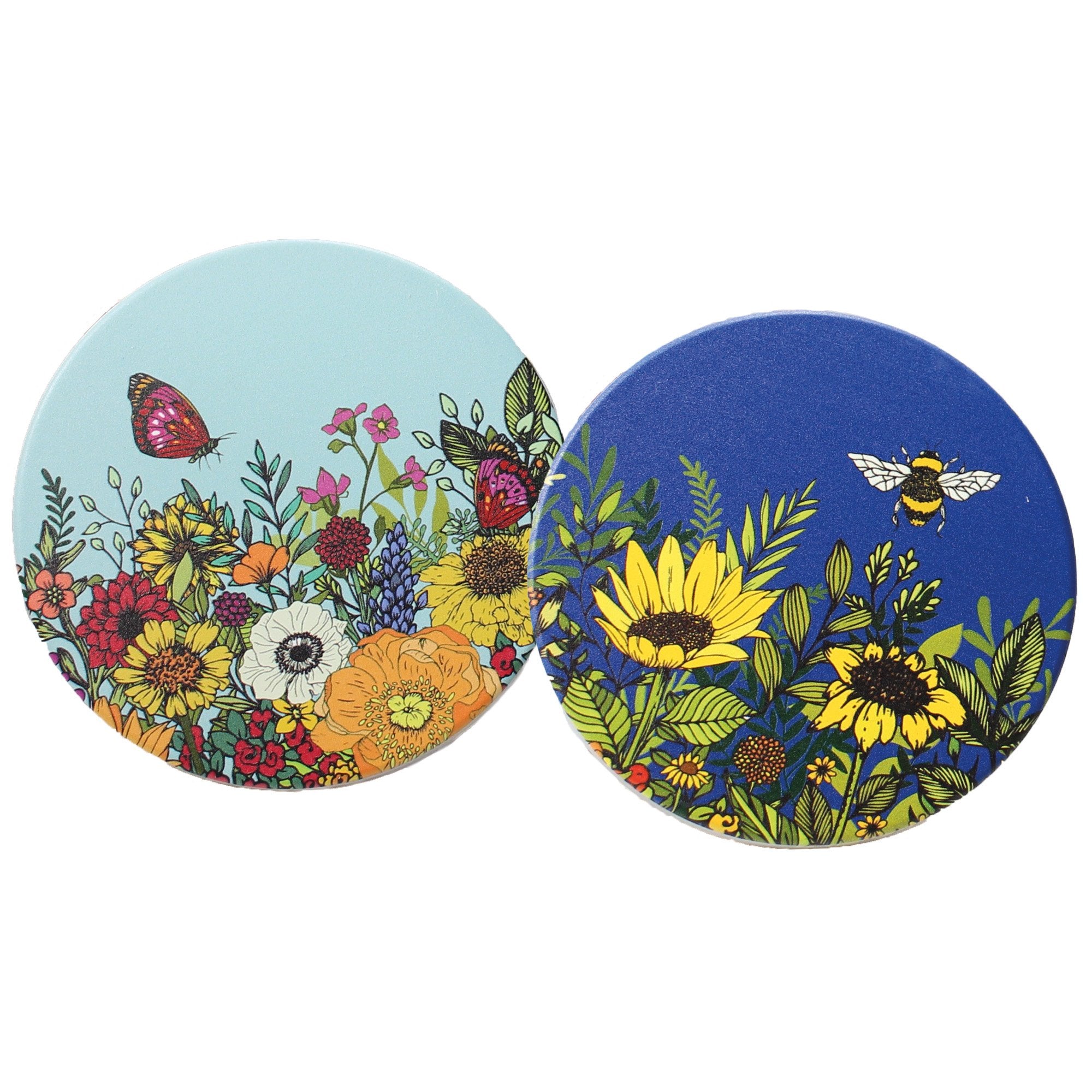 Coasters Set of 2 Ceramic Boxed - Natasha Kirby