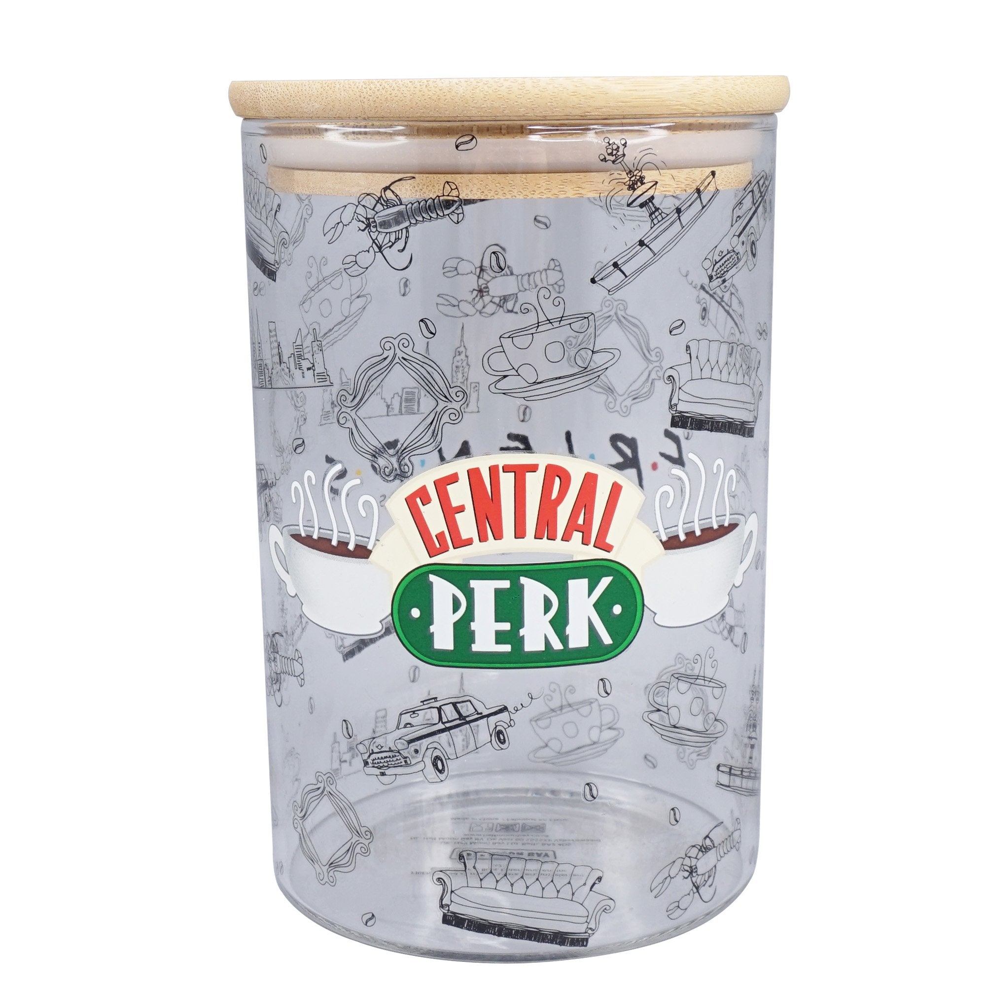 Storage Jar Glass (950ml) - Friends (Central Perk)