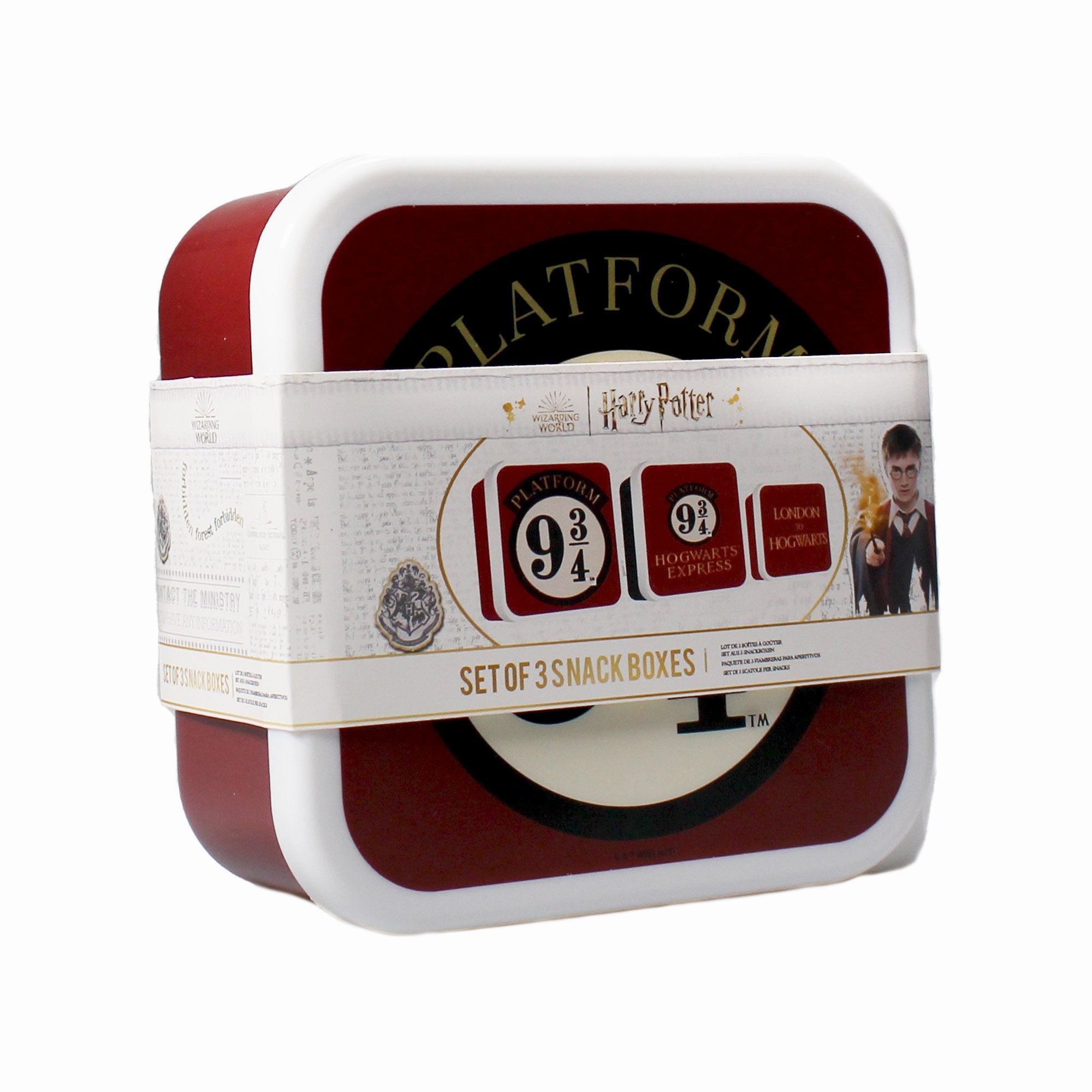 Snack Boxes Set of 3 - Harry Potter (Platform 9 3/4)