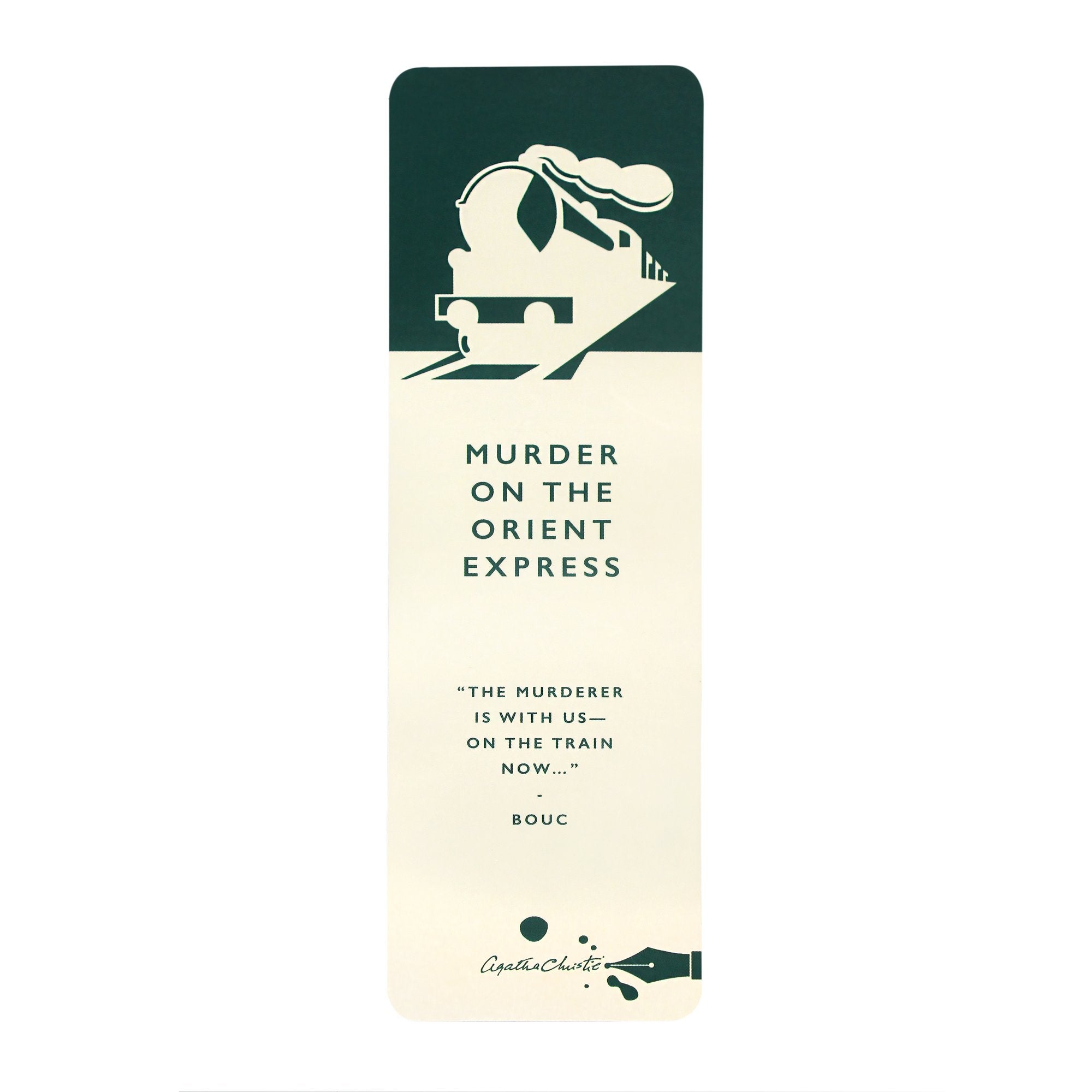 Bookmark Paper - Agatha Christie (Orient Express)
