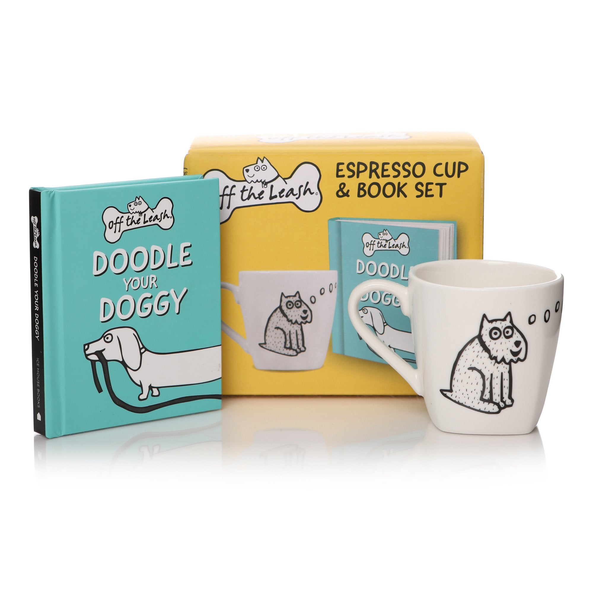 Off the Leash: Mini Book & Espresso Cup Gift Set
