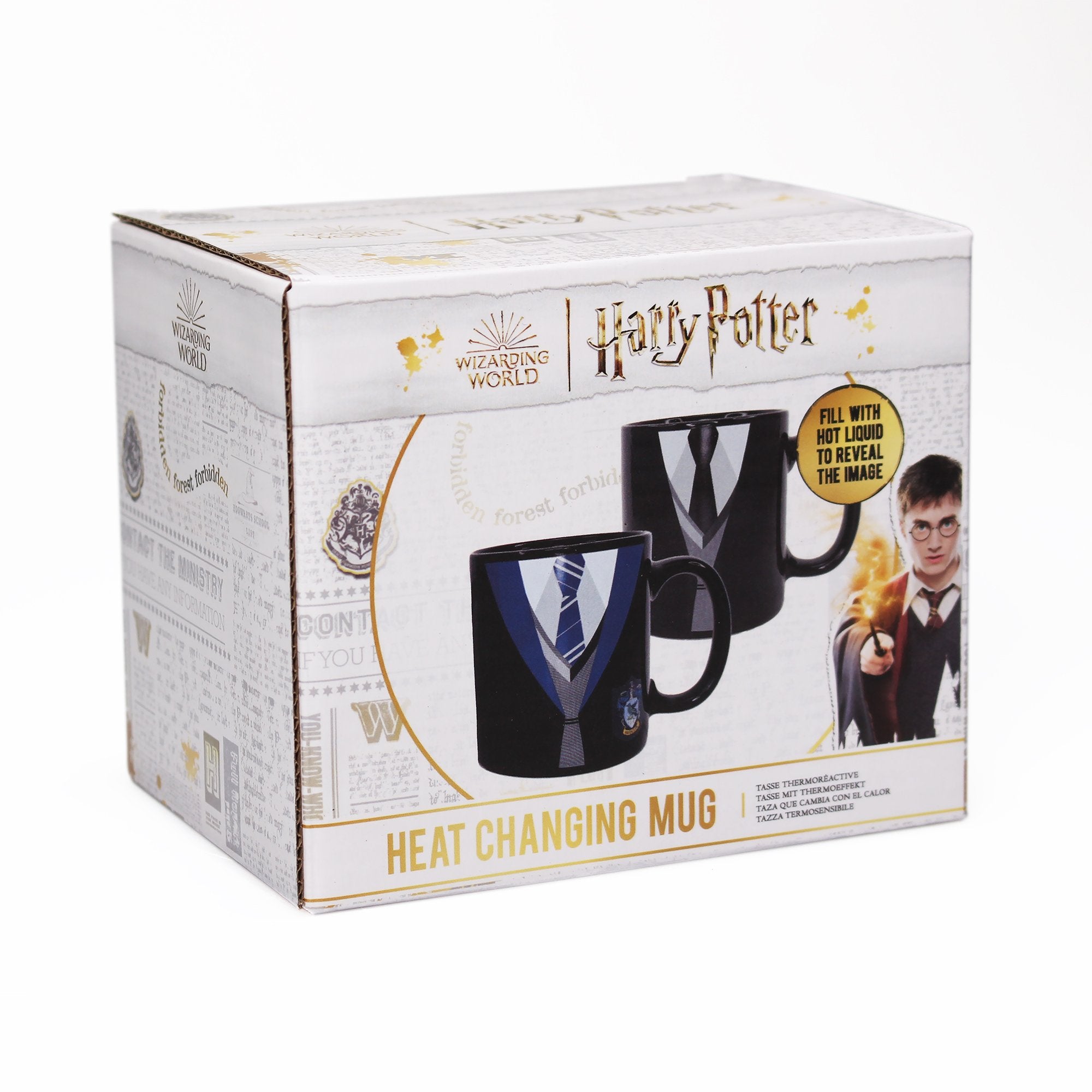 Mug Heat Changing Boxed (400ml) Harry Potter (Uniform Raven)