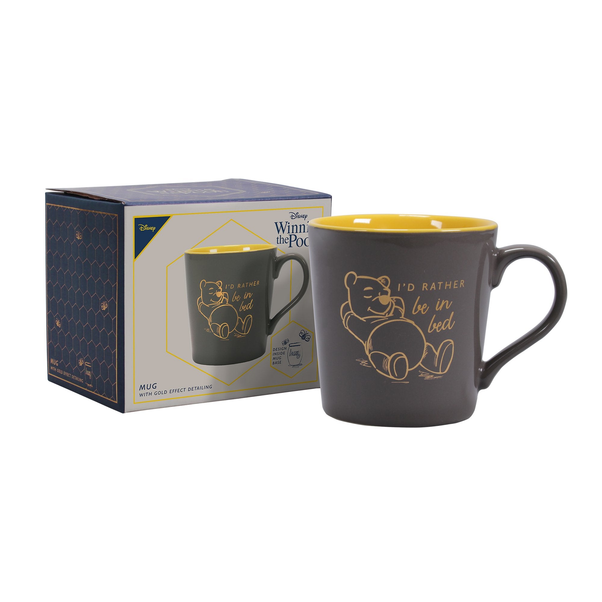 Winnie the Pooh Tapered Mug - I'd Rather Be in Bed