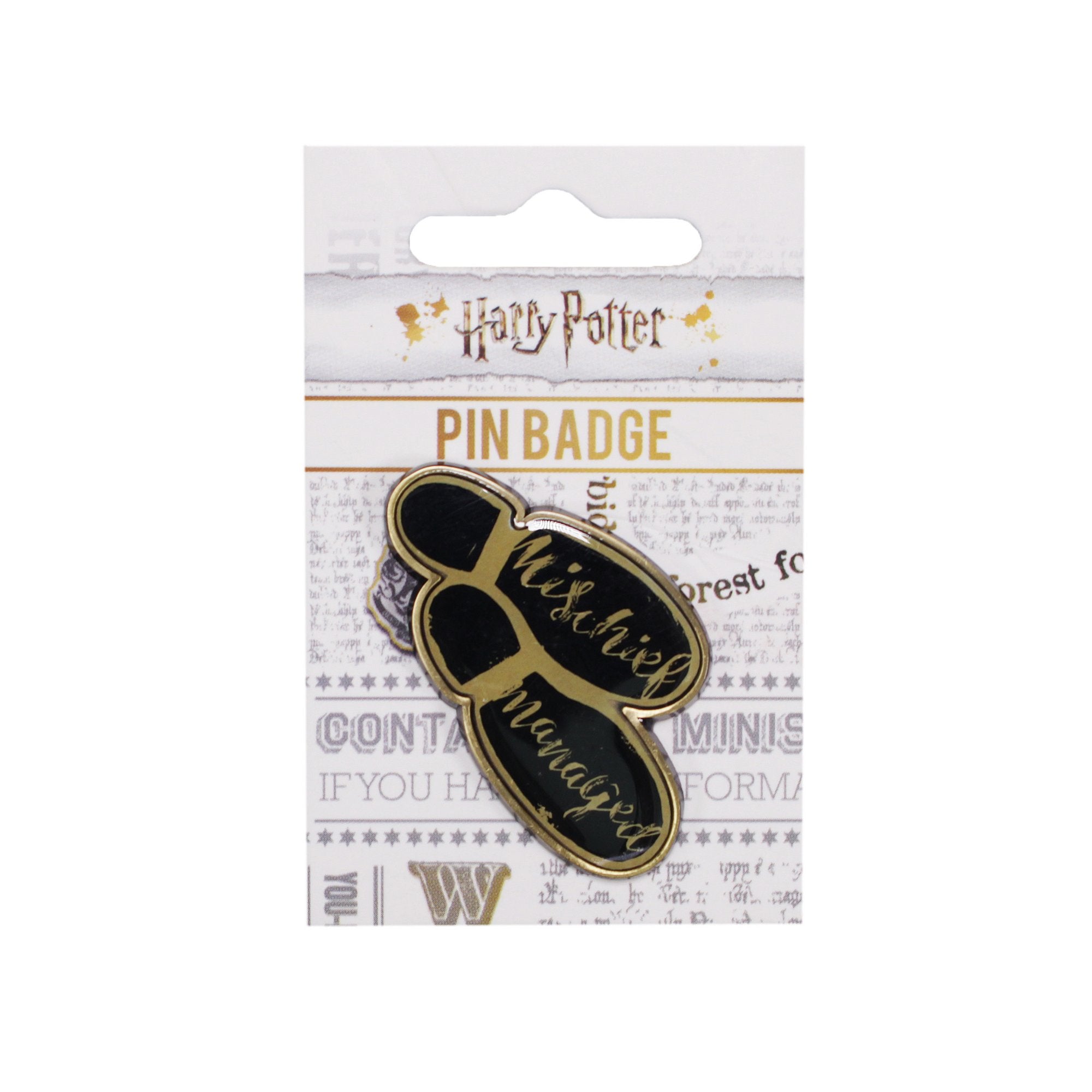 Pin Badge Enamel - Harry Potter (Mischief Managed)