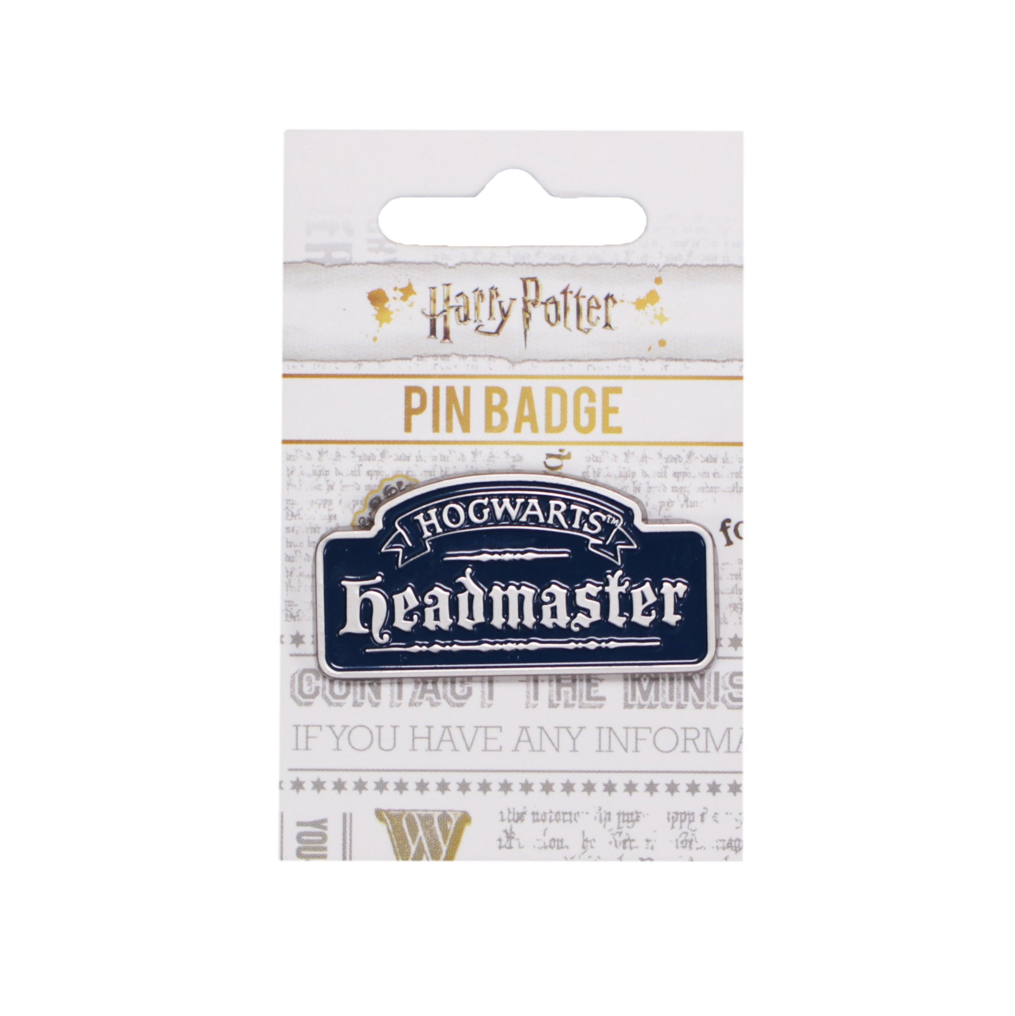 Harry Potter Pin Badge - Headmaster