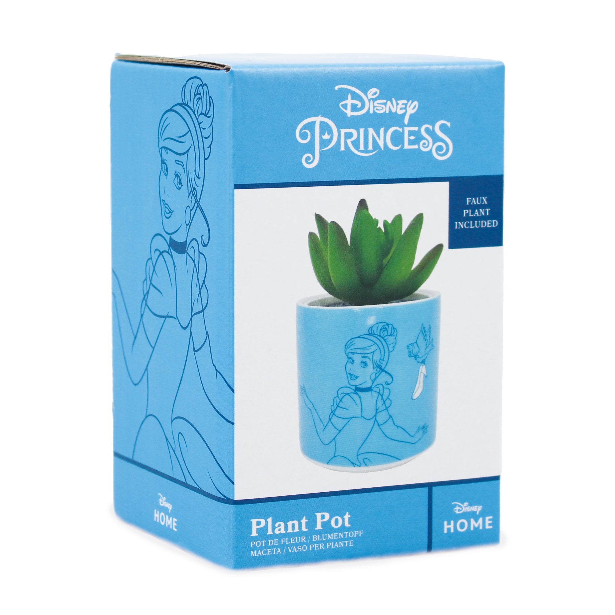 Plant Pot Faux Boxed (6.5cm) - Disney Cinderella