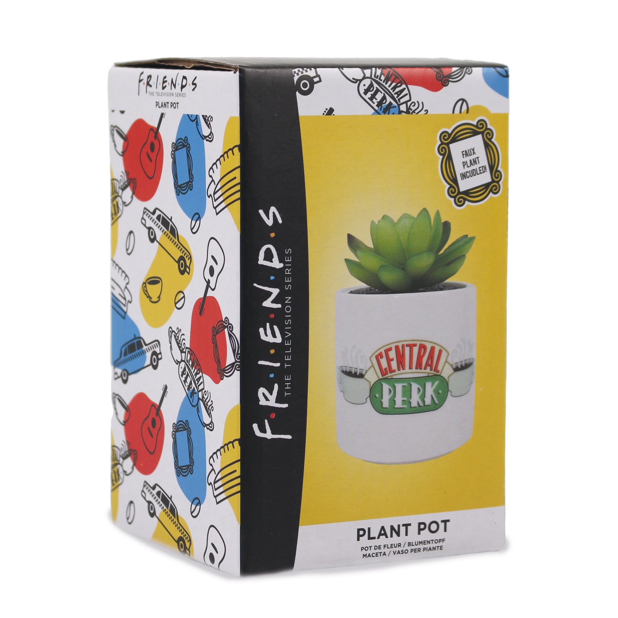 Plant Pot Faux Boxed (6.5cm) - Friends (Central Perk)