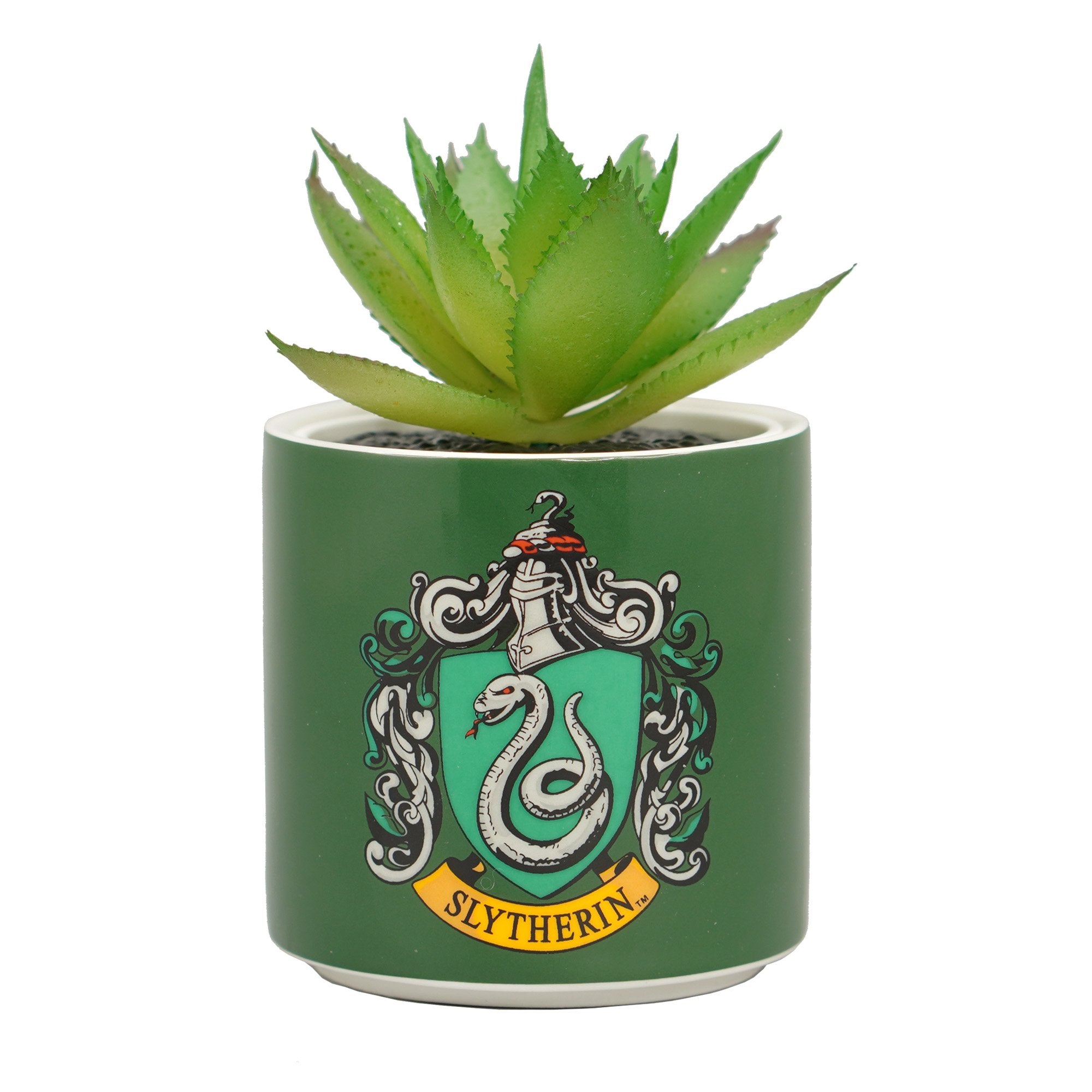 Plant Pot Faux Boxed (6.5cm) - Harry Potter (Slytherin)