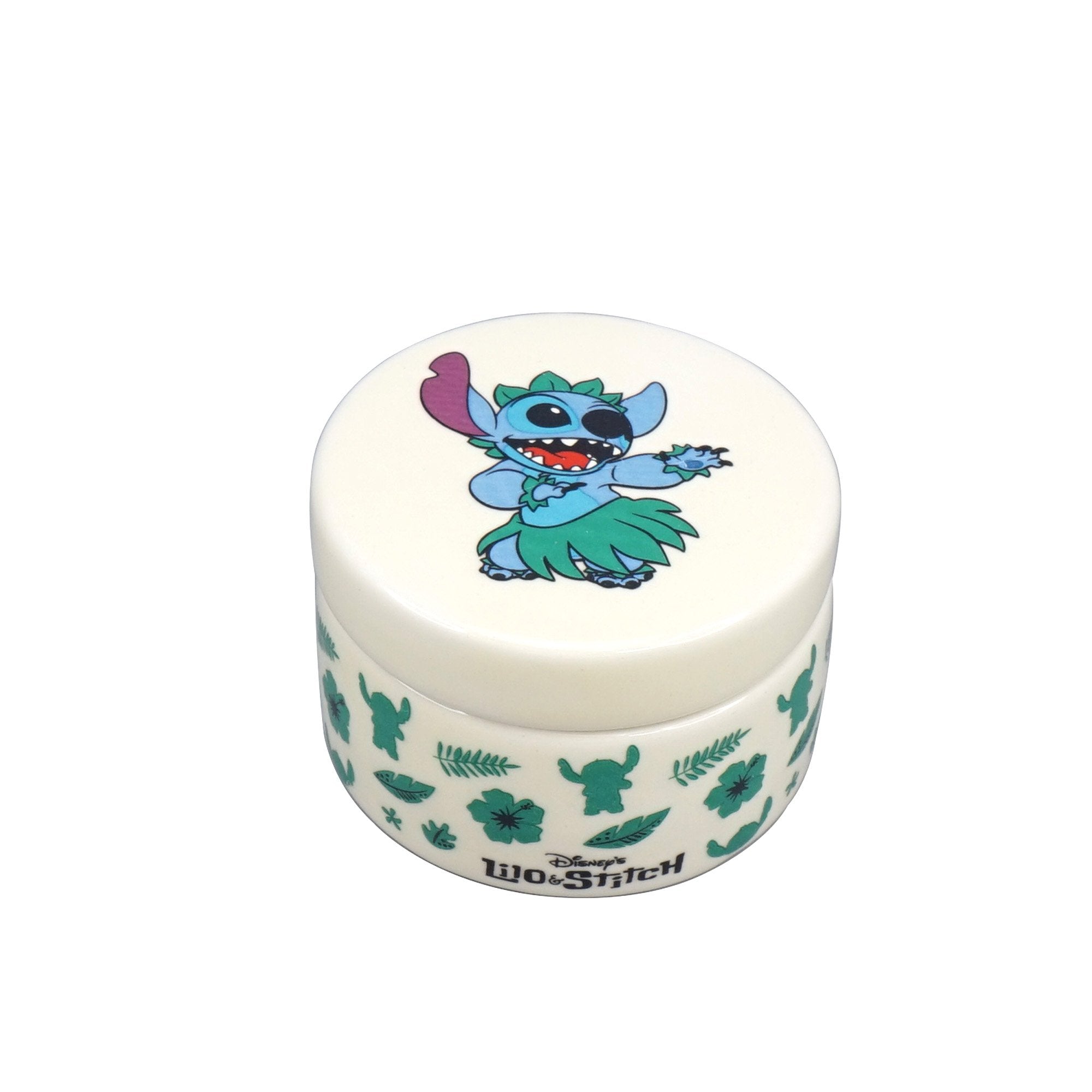 Box Round Ceramic (6cm) - Disney Lilo & Stitch