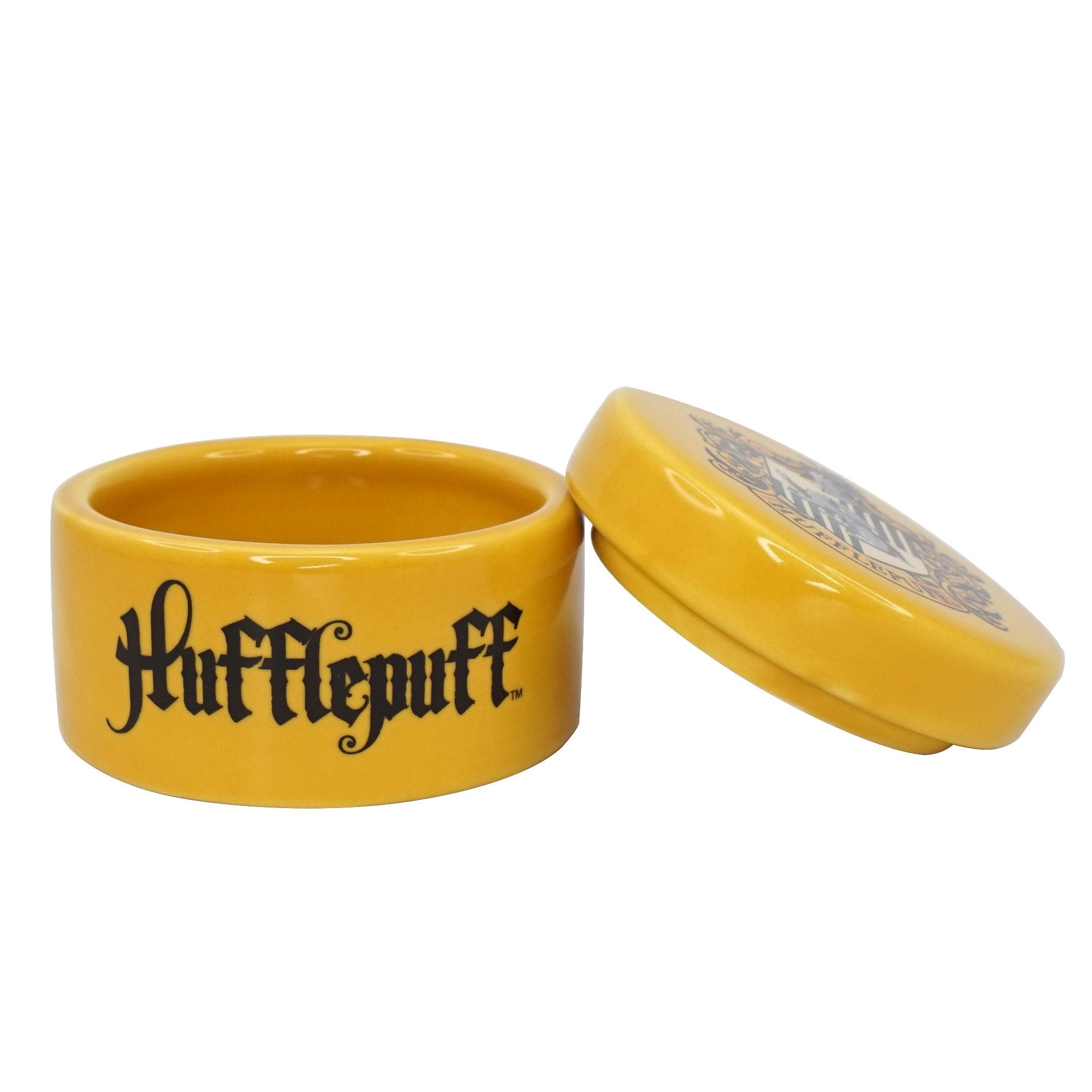 Box Round Ceramic (6cm) - Harry Potter (Hufflepuff)